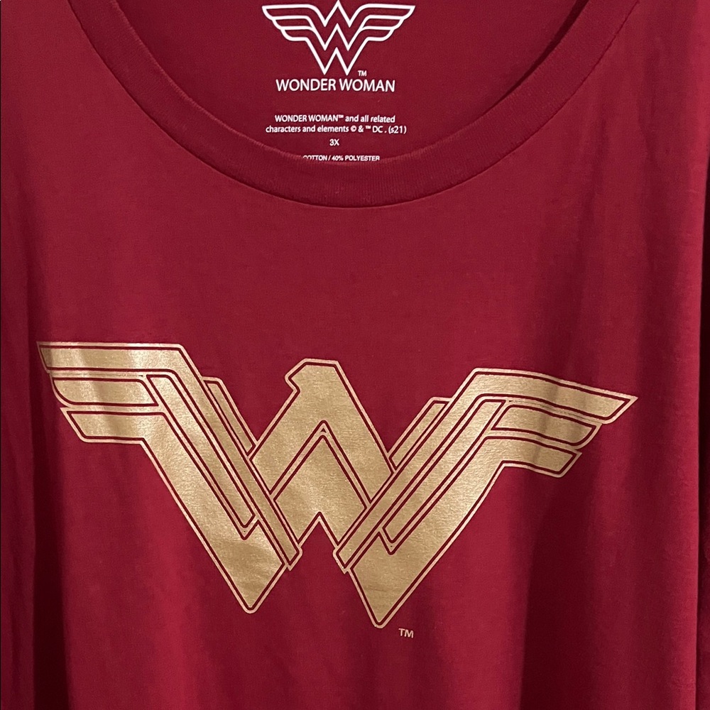 Dark Red Short Sleeve Tee - Picture 3 of 8
